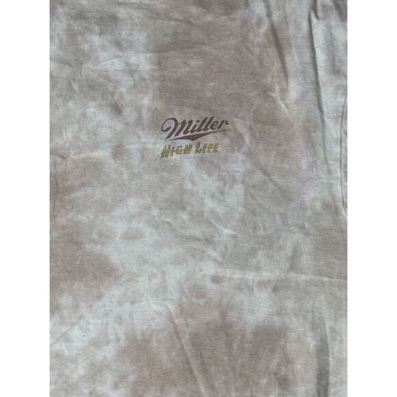 Lucky Brand Miller High Life Graphic Tee Men’s XXL Tie Dye Beer Shirt - Picture 3 of 6